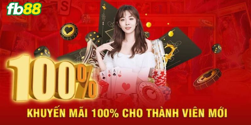 Tặng khuyến mãi 100% cho tân thủ trong lần nạp đầu tiên