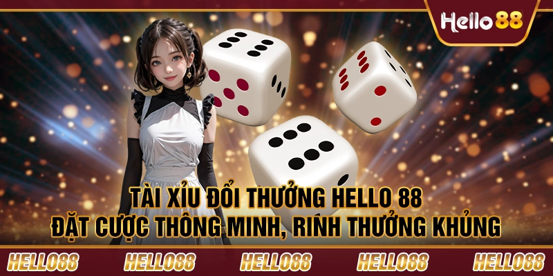 Tài xỉu đổi thưởng Hello 88 – Đặt cược thông minh, rinh thưởng khủng